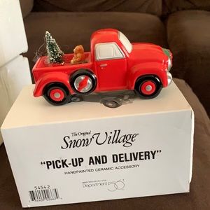 The original Snow Village Pick up and Delivery. Great Condition